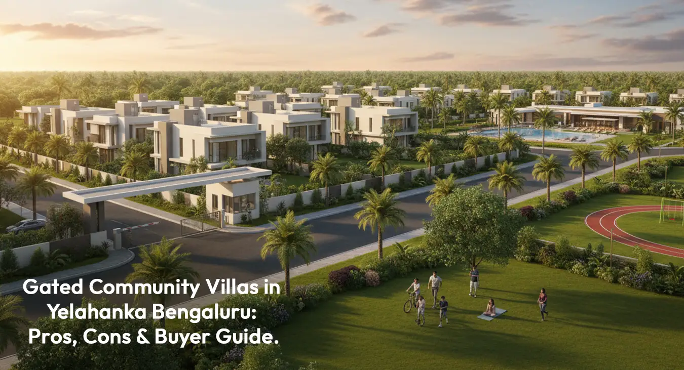 Gated community villas in Yelahanka Bengaluru with modern amenities